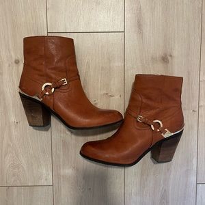 Vince Camuto Brown Booties